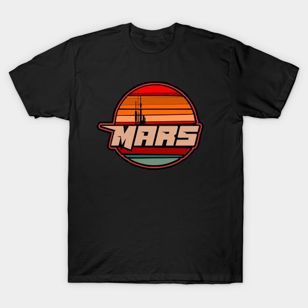 Mars mission badge space exploration conquest T-Shirt by SpaceWiz95